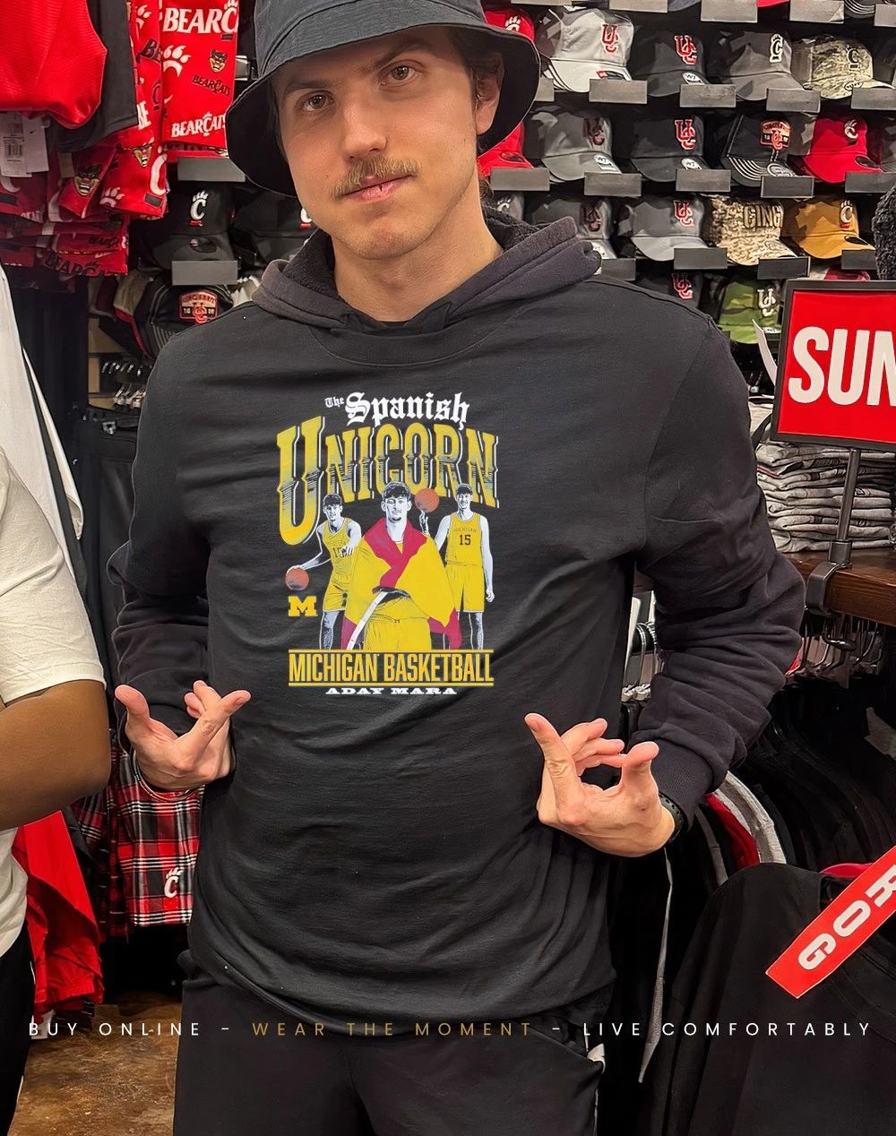 Aday Mara Michigan Wolverines The Spanish Unicorn graphic shirt