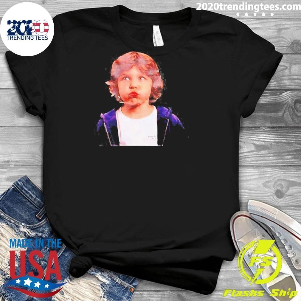 William Jakrapatr Wearing Adlv Curly Hair Baby Face Shirt