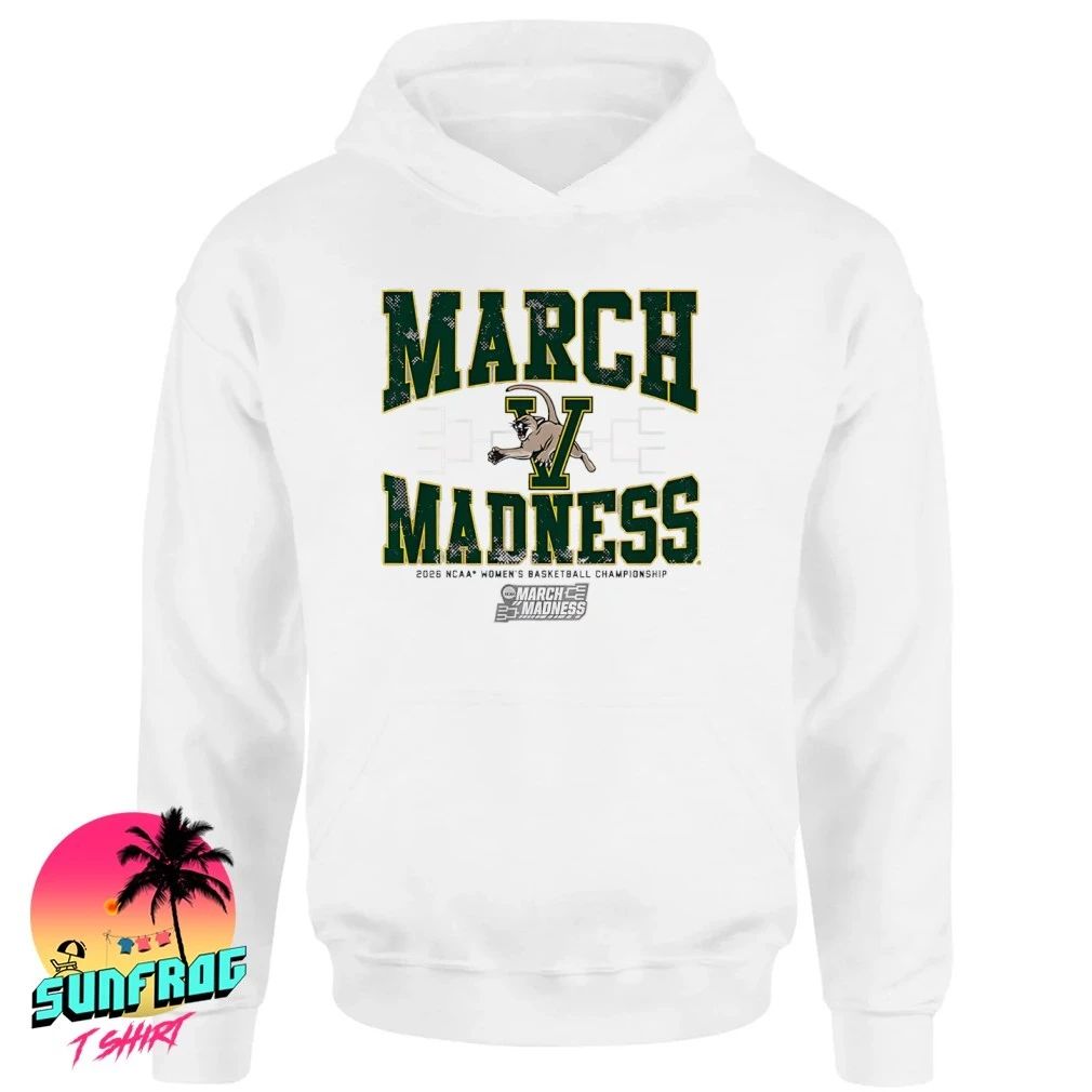 Vermont Catamounts WBB 2026 March Madness logo shirt