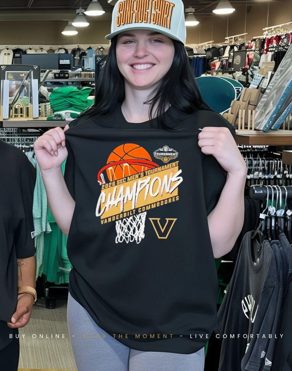 Vanderbilt Men’s Basketball 2026 SEC Tournament Champions classic shirt