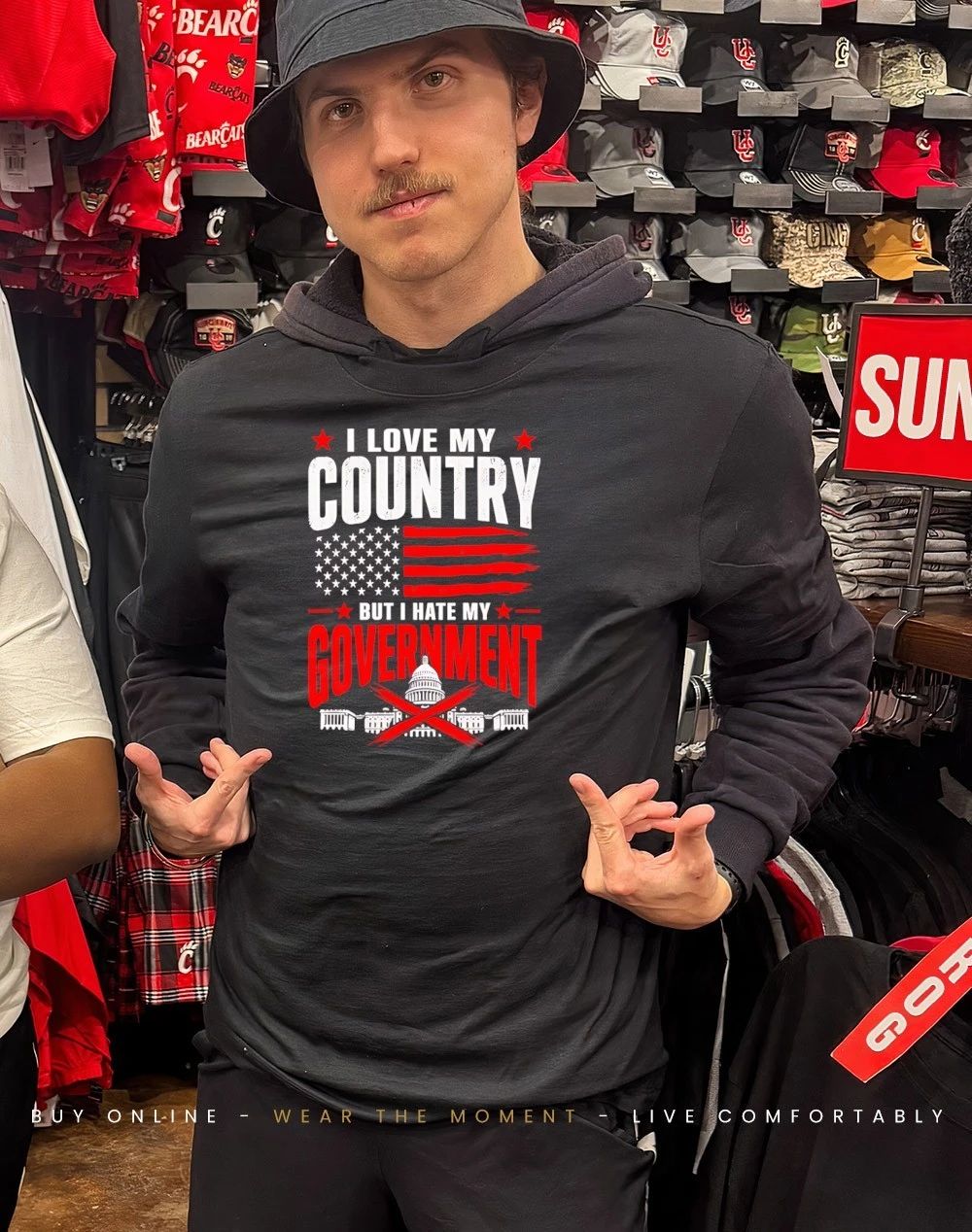 I Love My Country But I Hate My Government shirt