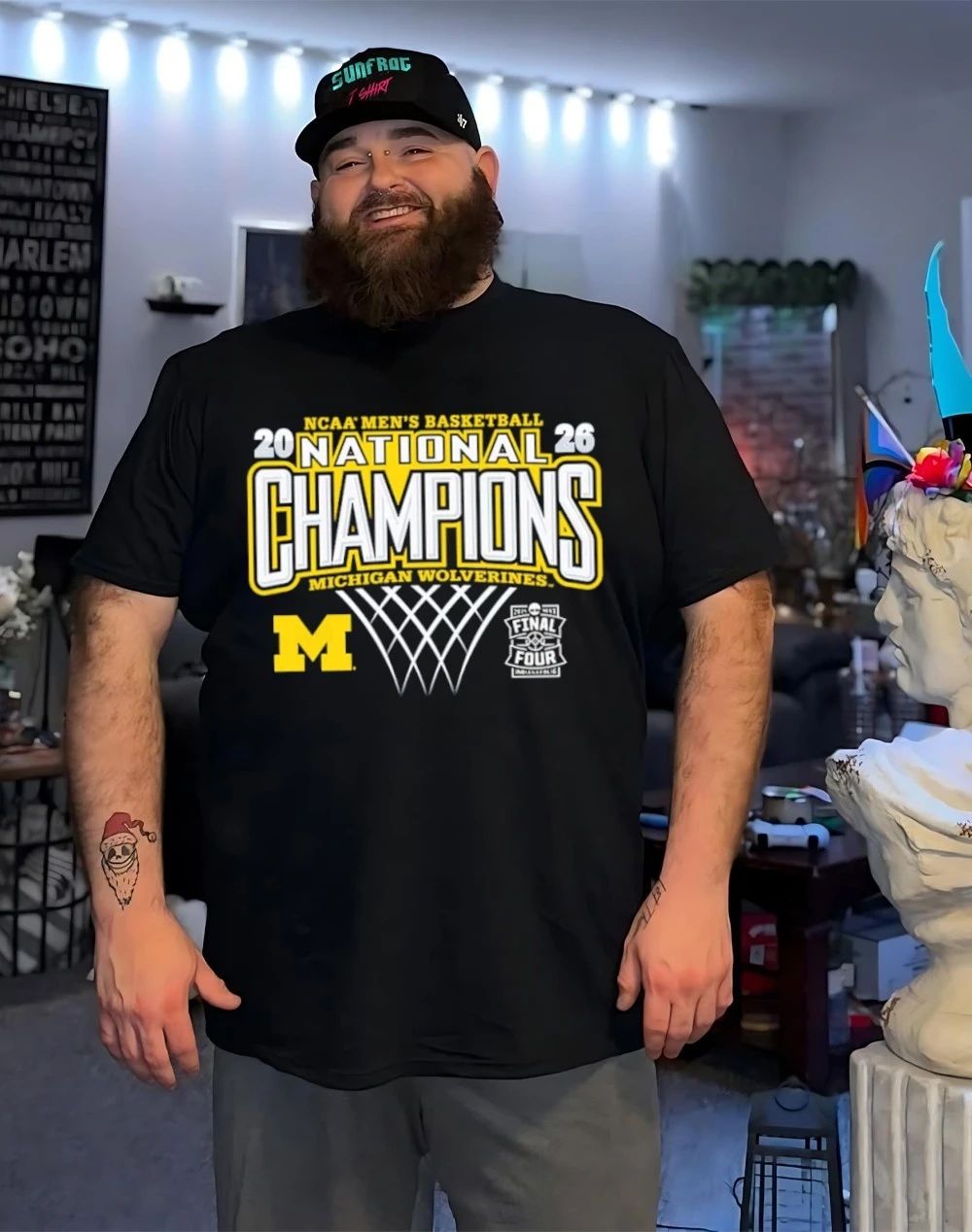 Michigan Wolverines 2026 NCAA Men’s Basketball National Champions Bracket shirt