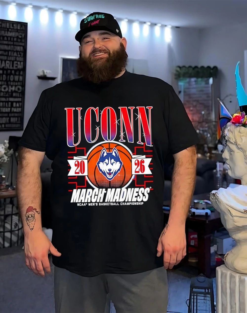 UConn Huskies MBB 2026 March Madness logo shirt