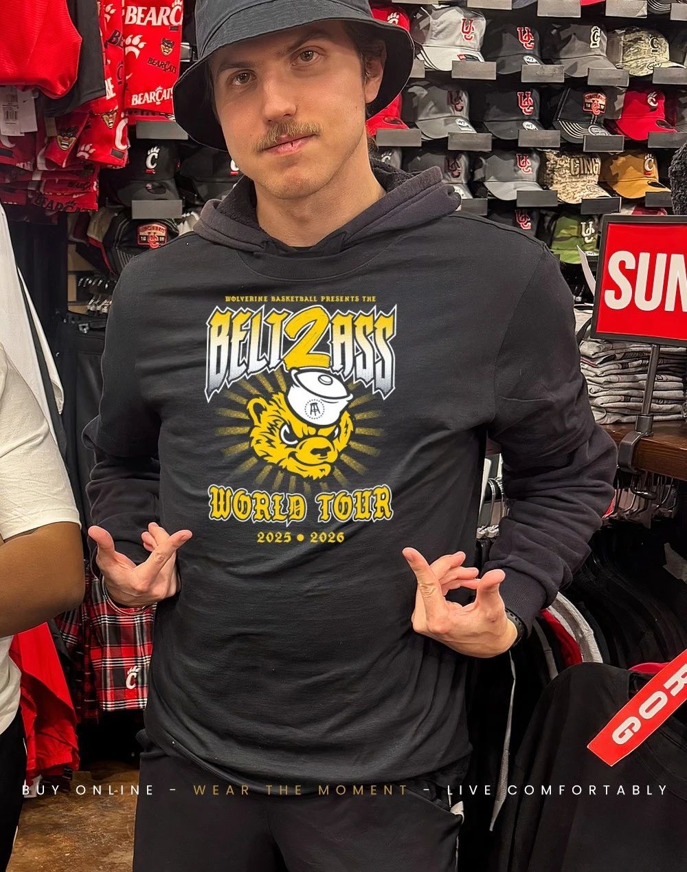 Michigan Wolverines 2026 National Champions World Tour Belt 2 Ass shirt