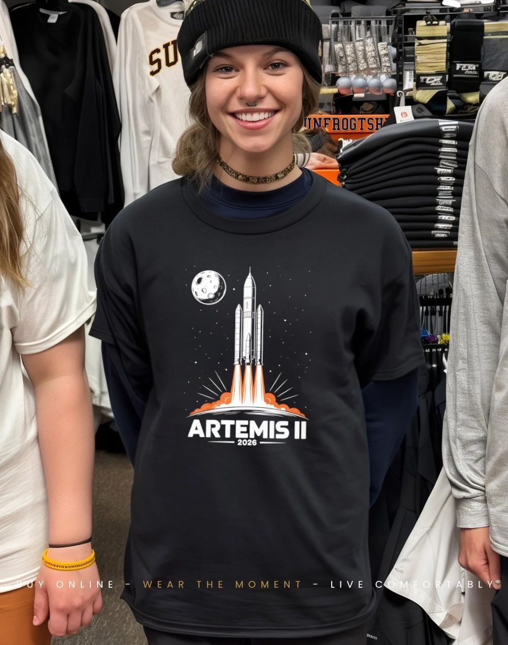 Artemis II 2026 Launch To The Moon shirt