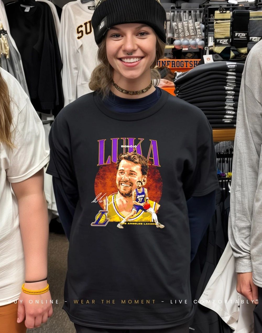 Luka Doncic Los Angeles Lakers Dual signature shirt