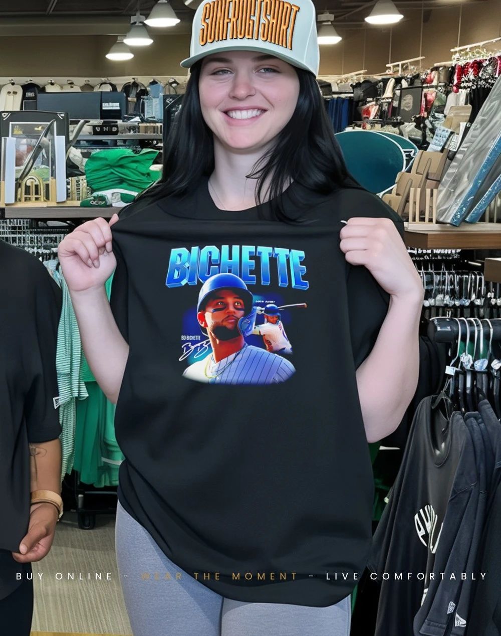 Bo Bichette New York Mets NYM signature graphic shirt