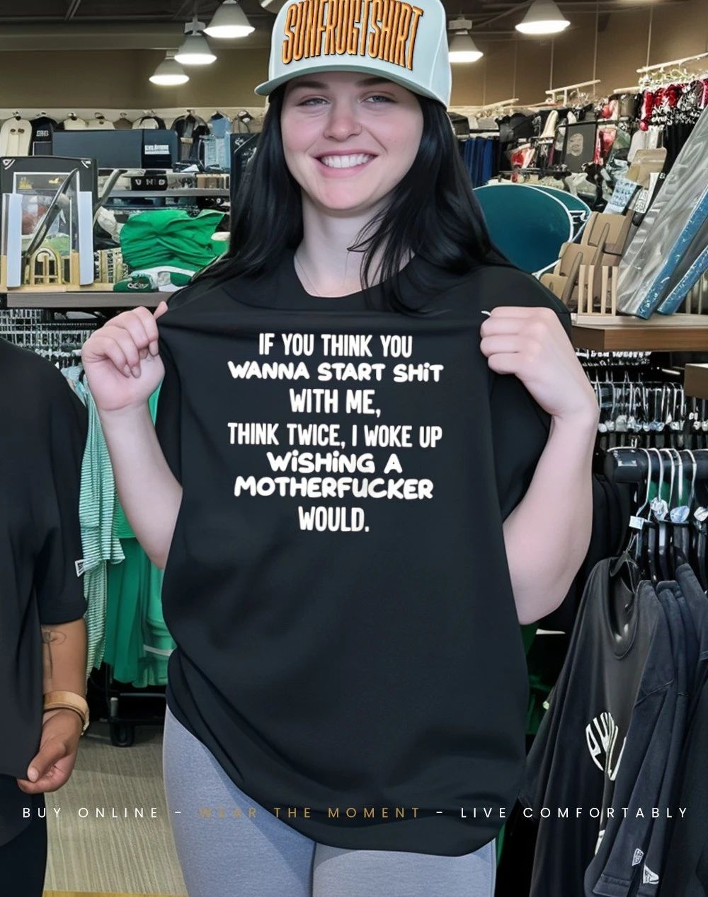 If you think you wanna start shit with me think twice wishing a motherfucker shirt