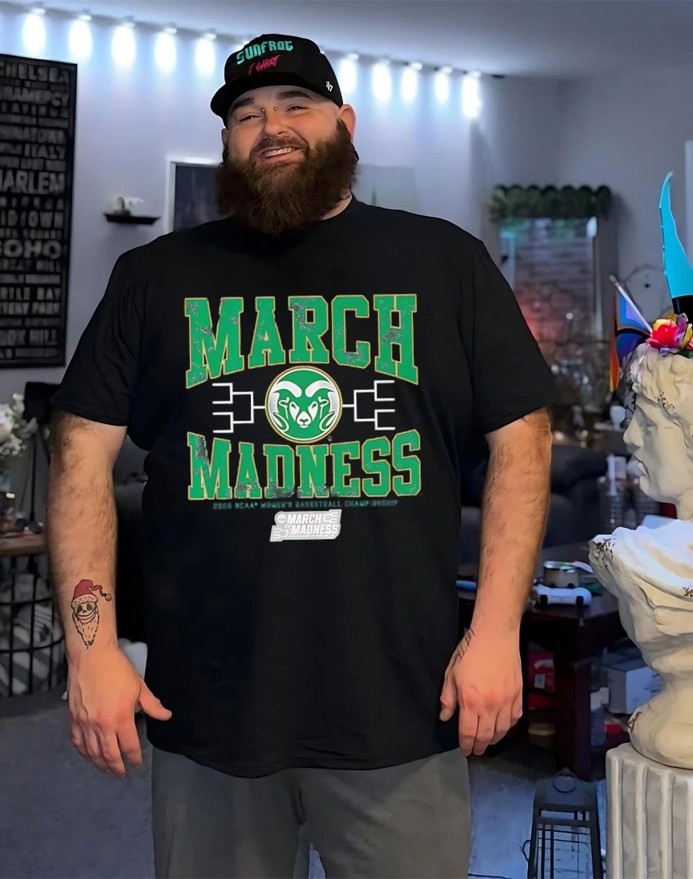 Colorado State Rams WBB 2026 March Madness logo shirt