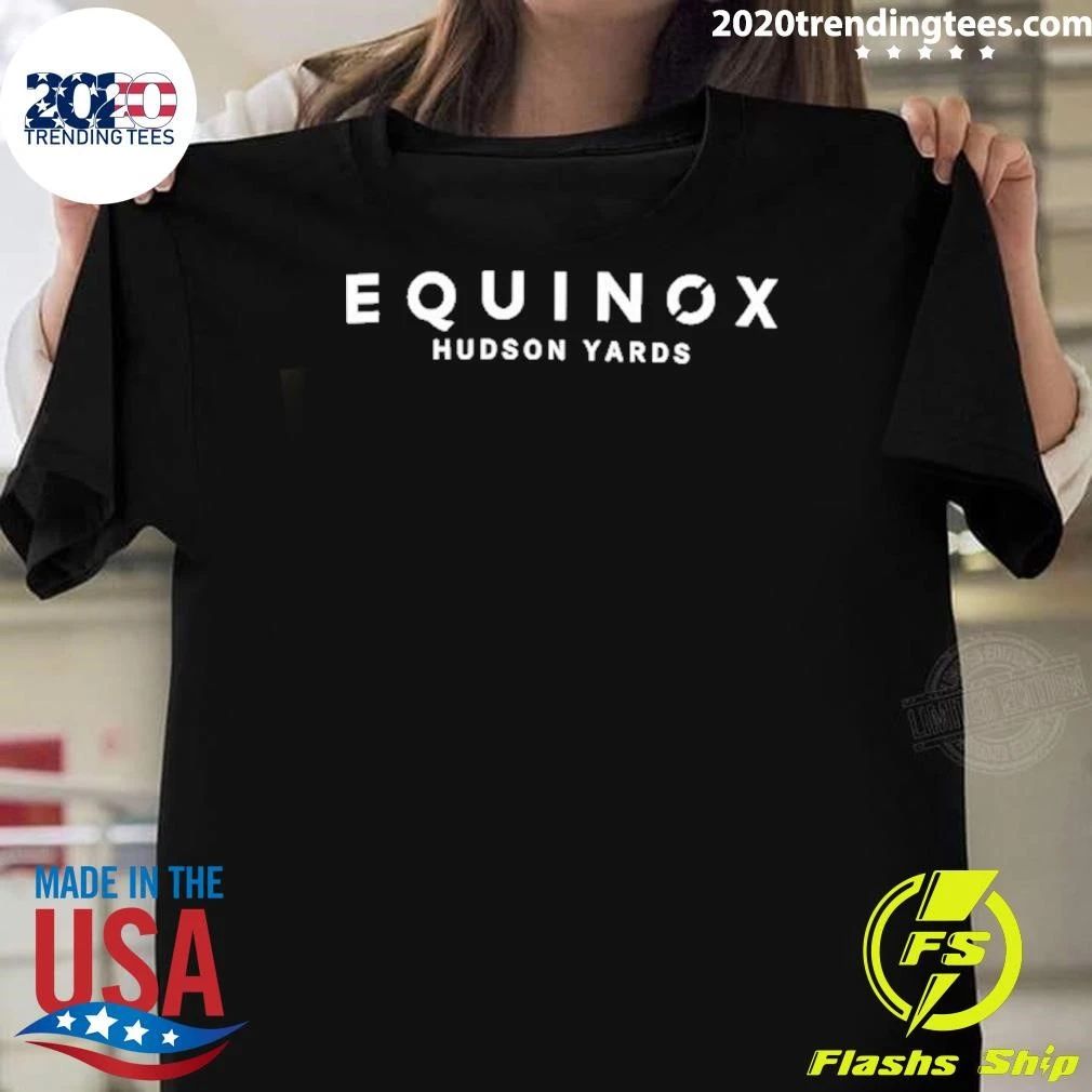 Noah Schnapp Wearing Equinox Hudson Yards Shirt
