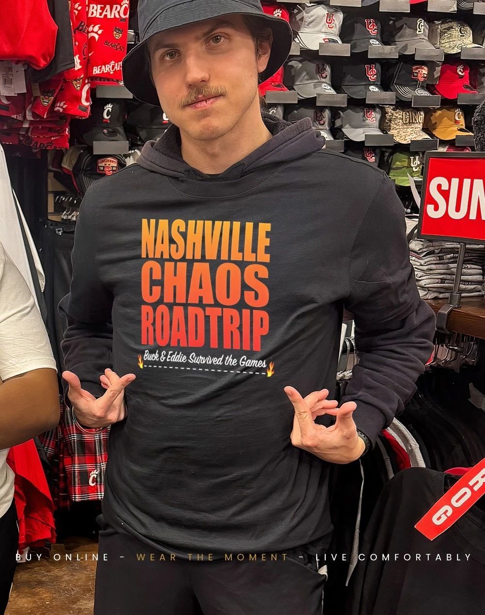 Nashville Chaos Roadtrip Evan Buck Buckley And Eddie Diaz shirt