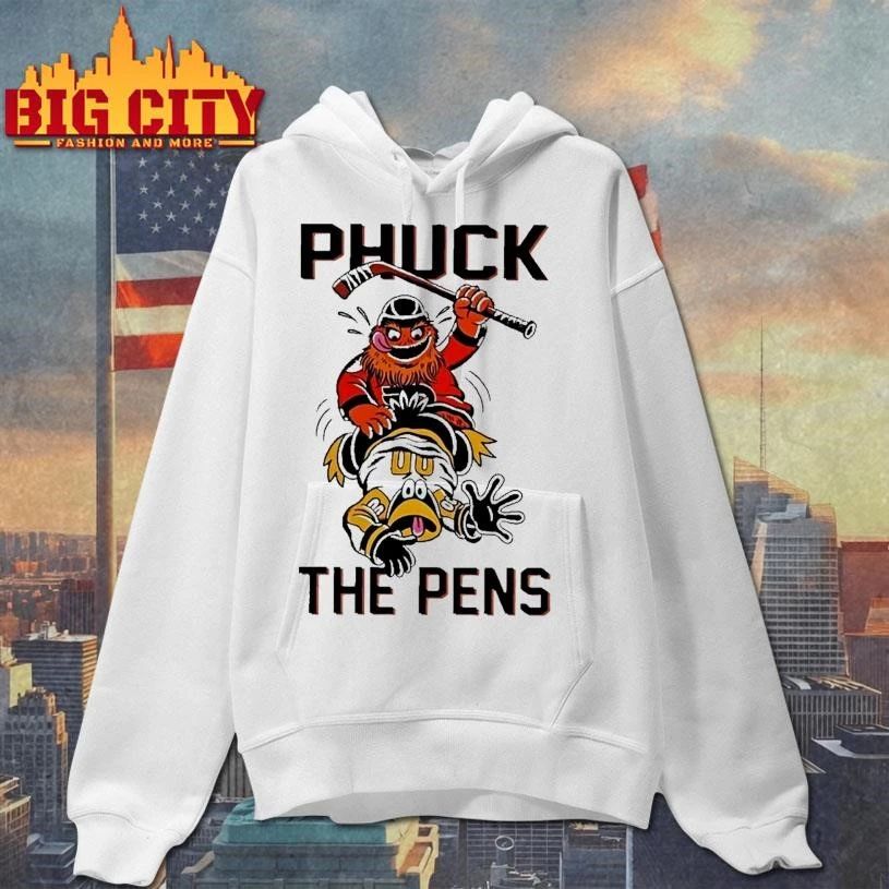 Awesome Philadelphia Flyers Vs Pittsburgh Penguins Mascot Phuck The Pens shirt