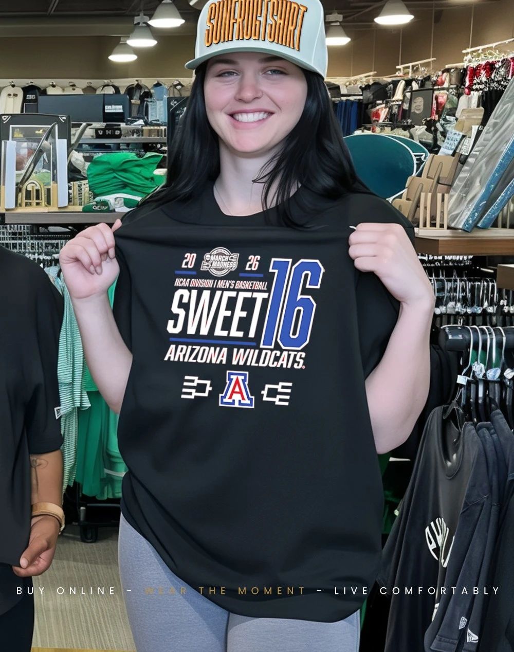 Arizona Wildcats 2026 NCAA March Madness Sweet 16 Bound shirt