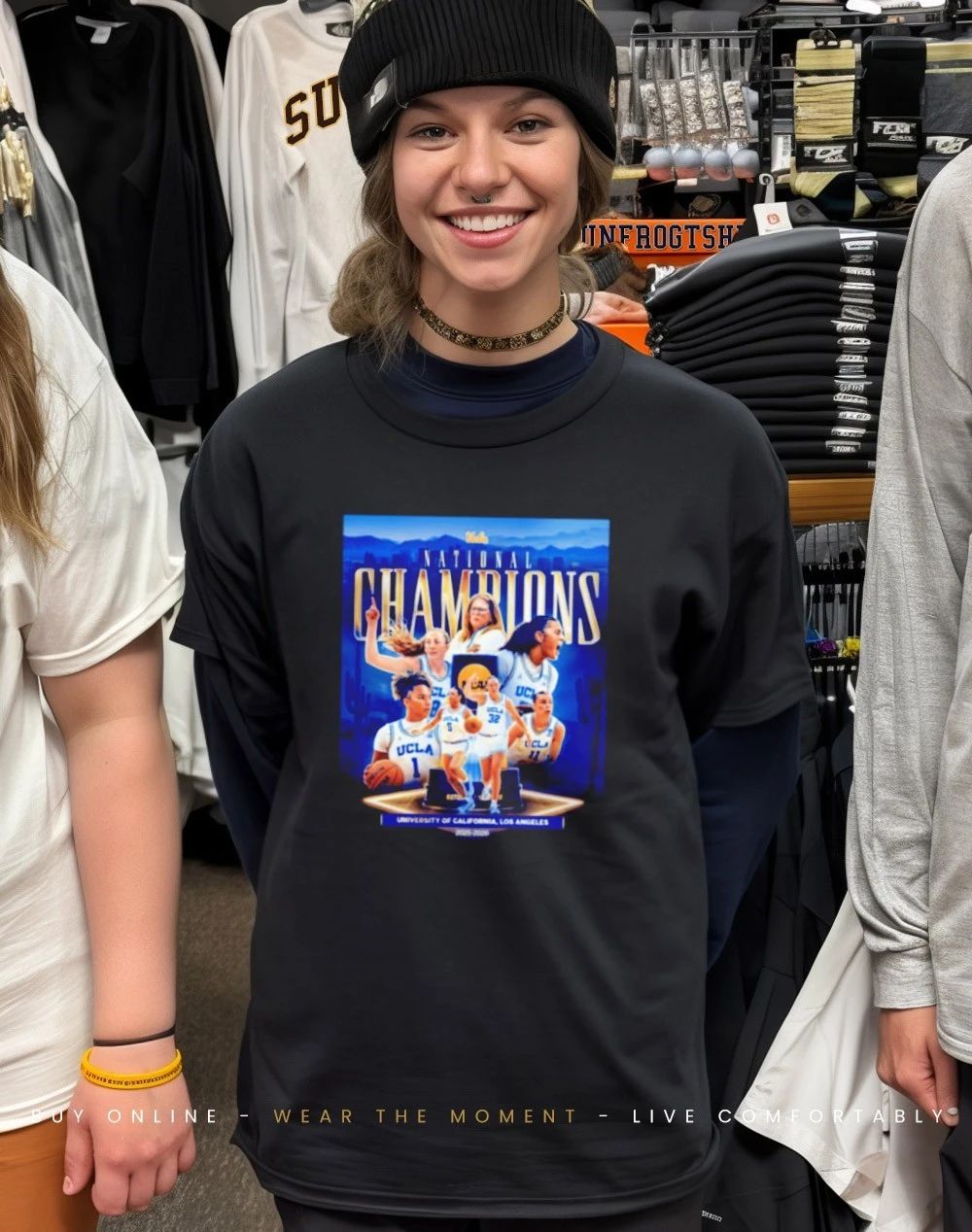 UCLA Bruins Women’s Basketball 2026 National Champions poster shirt