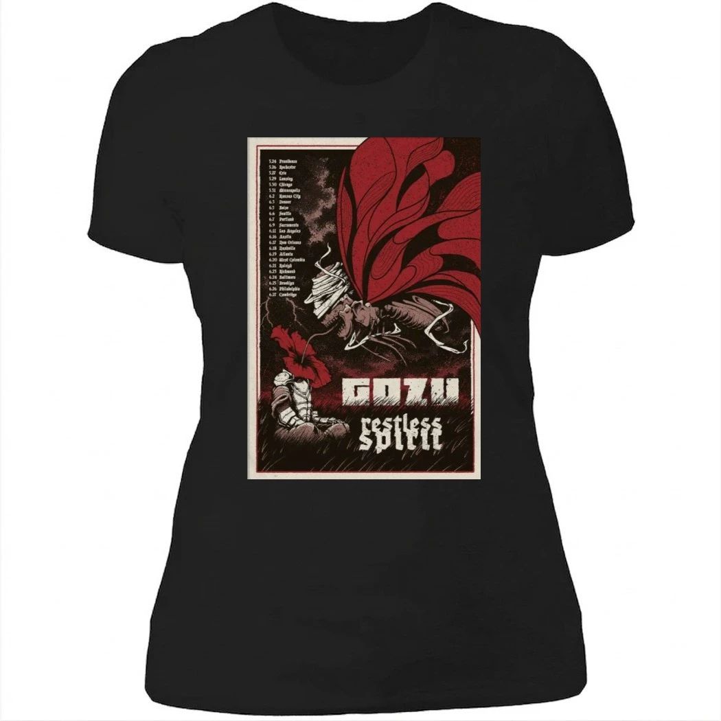 Gozu & Restless Spirit Tour May – June 2026 Poster Shirt