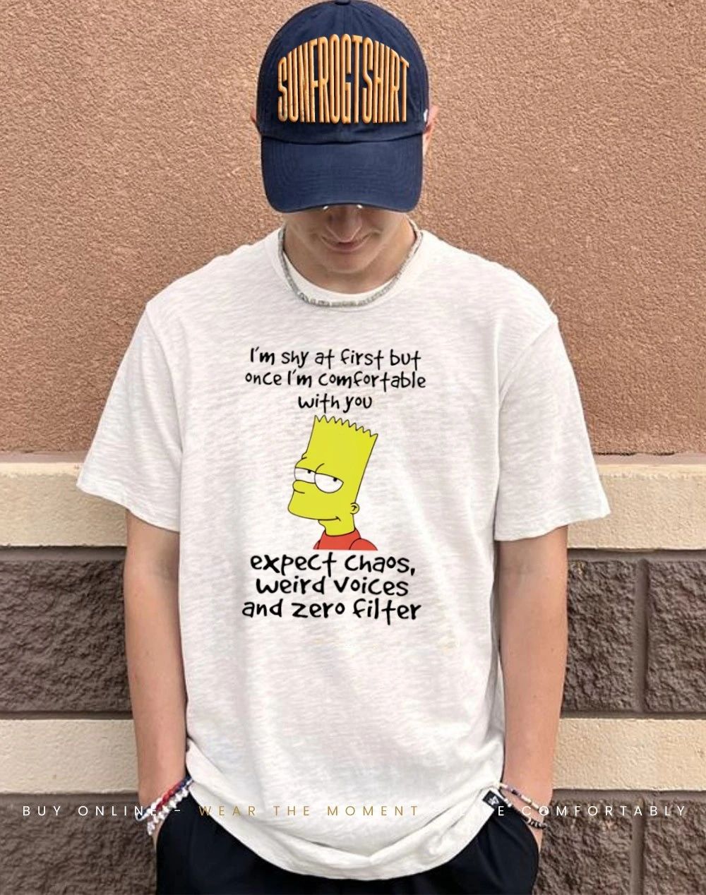 Simpsons I’m shy at first but once I’m comfortable with you shirt