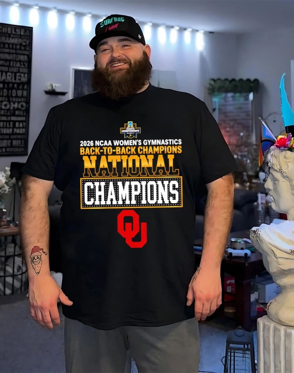 Oklahoma Sooners Women’s Gymnastics 2026 Back-To-Back National Champions Logo shirt