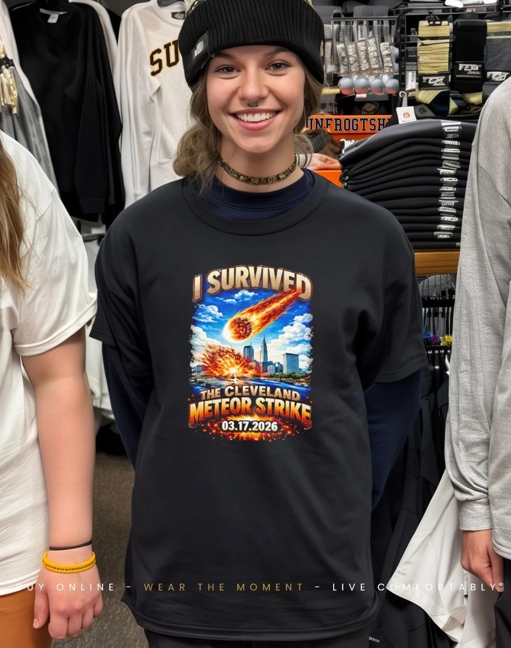 I Survived The Cleveland Meteor Strike 03 17 2026 Shirt