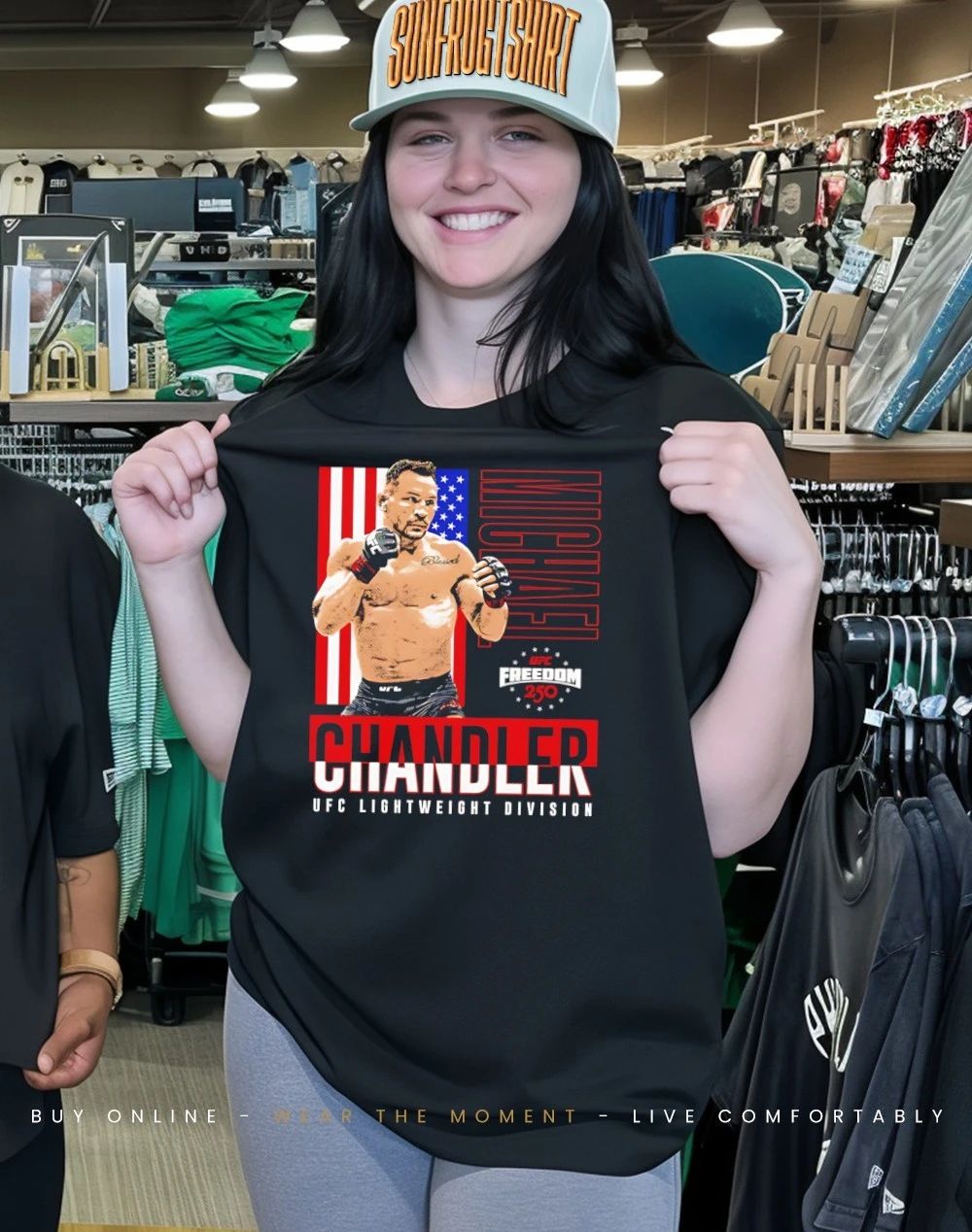 Michael Chandler UFC Freedom 250 American flag shirt