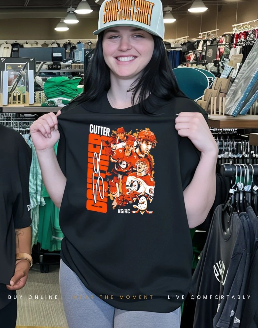 Anaheim Ducks 2026 NHL Hockey Cutter the Sniper Collage Signature shirt