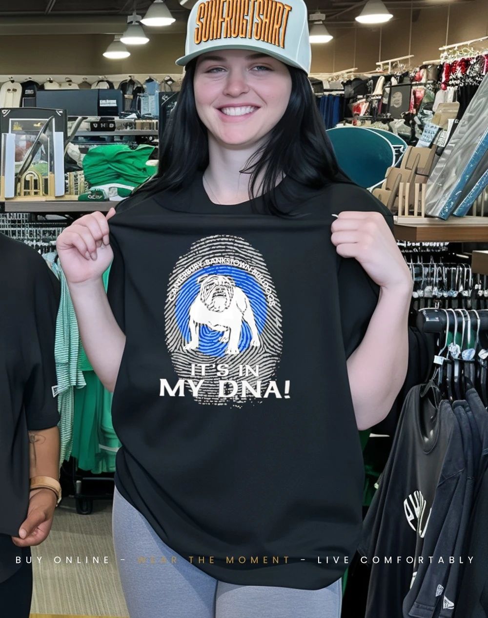 Canterbury-Bankstown Bulldogs it’s in my DNA fingerprint shirt