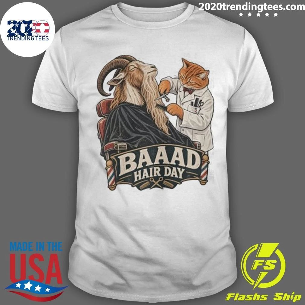 Cat Dad Ever Bad Hair Day Shirt