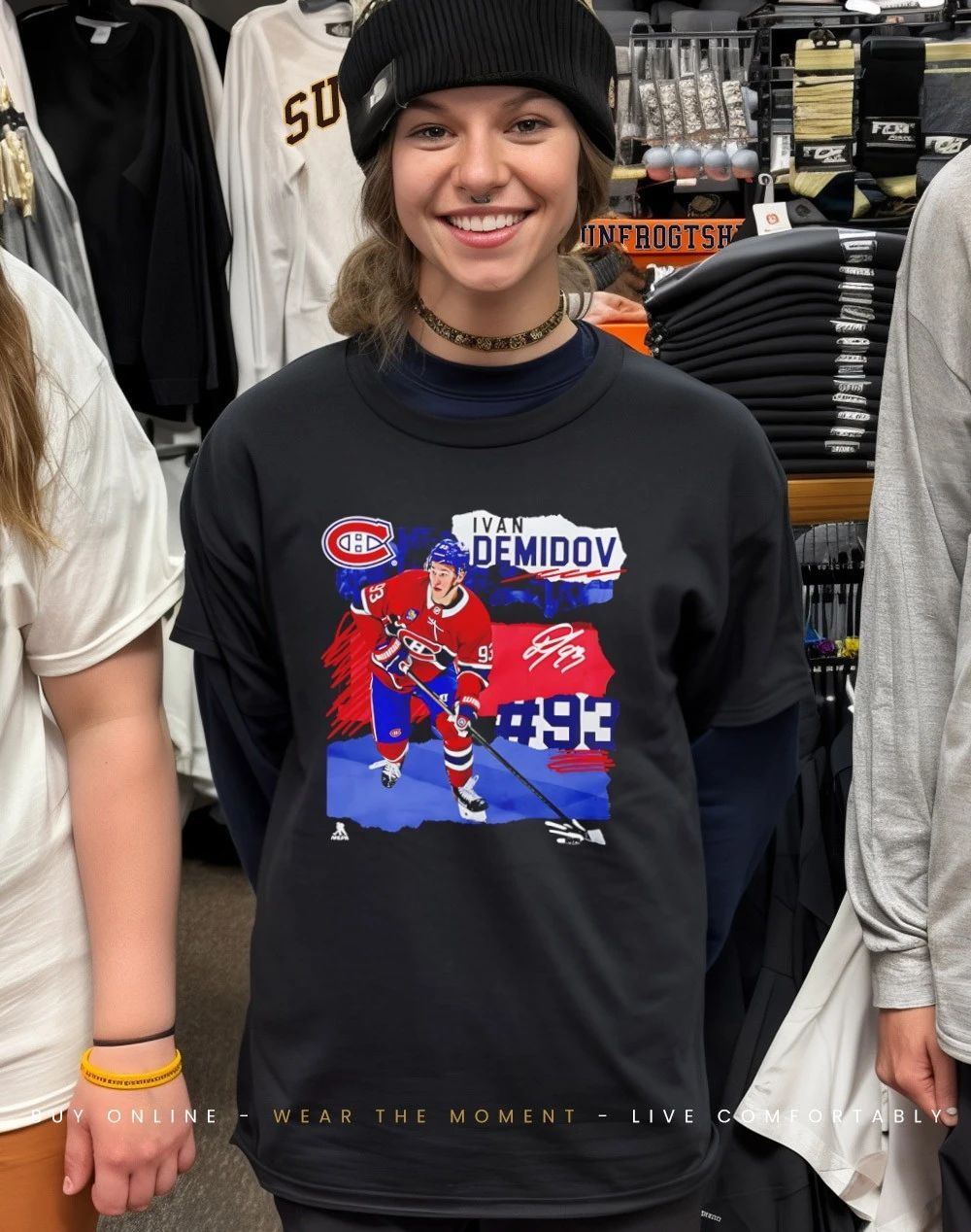 Montreal Canadiens Ivan Demidov Fresh Ice signature shirt