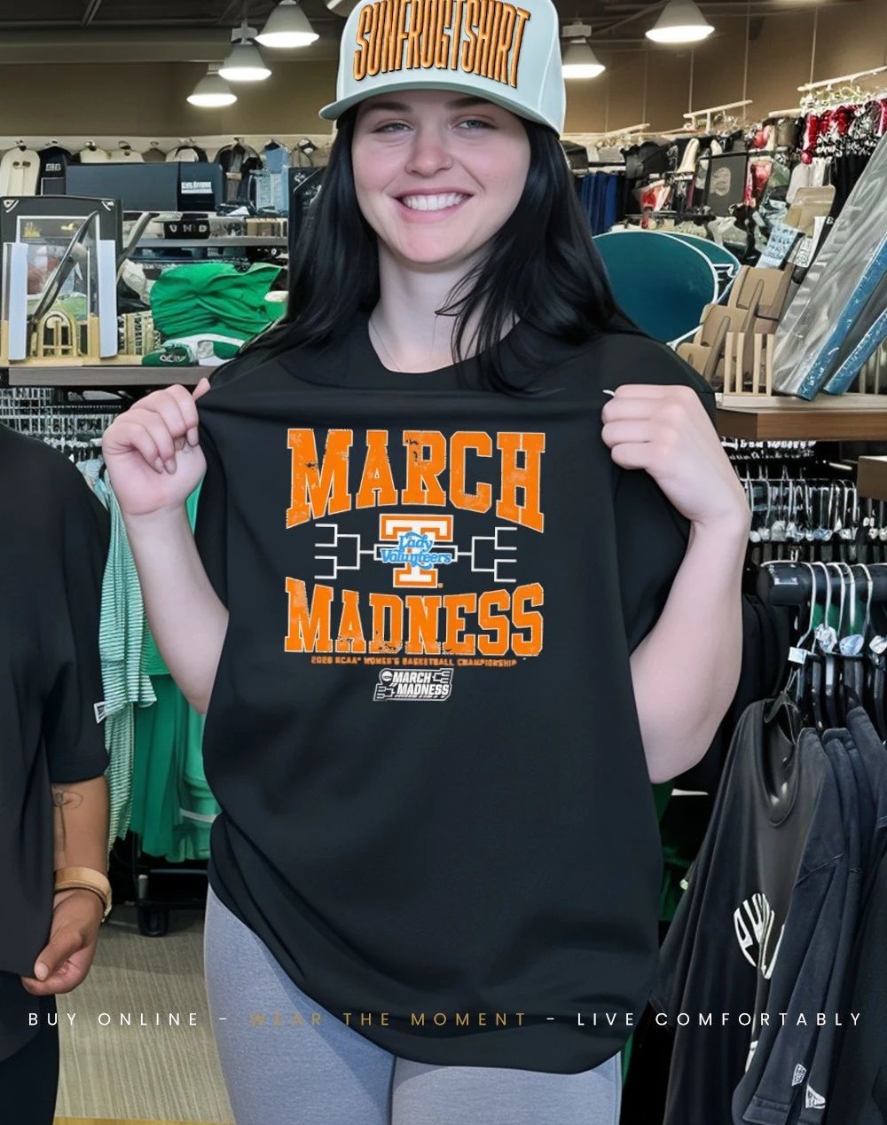 Tennessee Volunteers WBB 2026 March Madness logo shirt