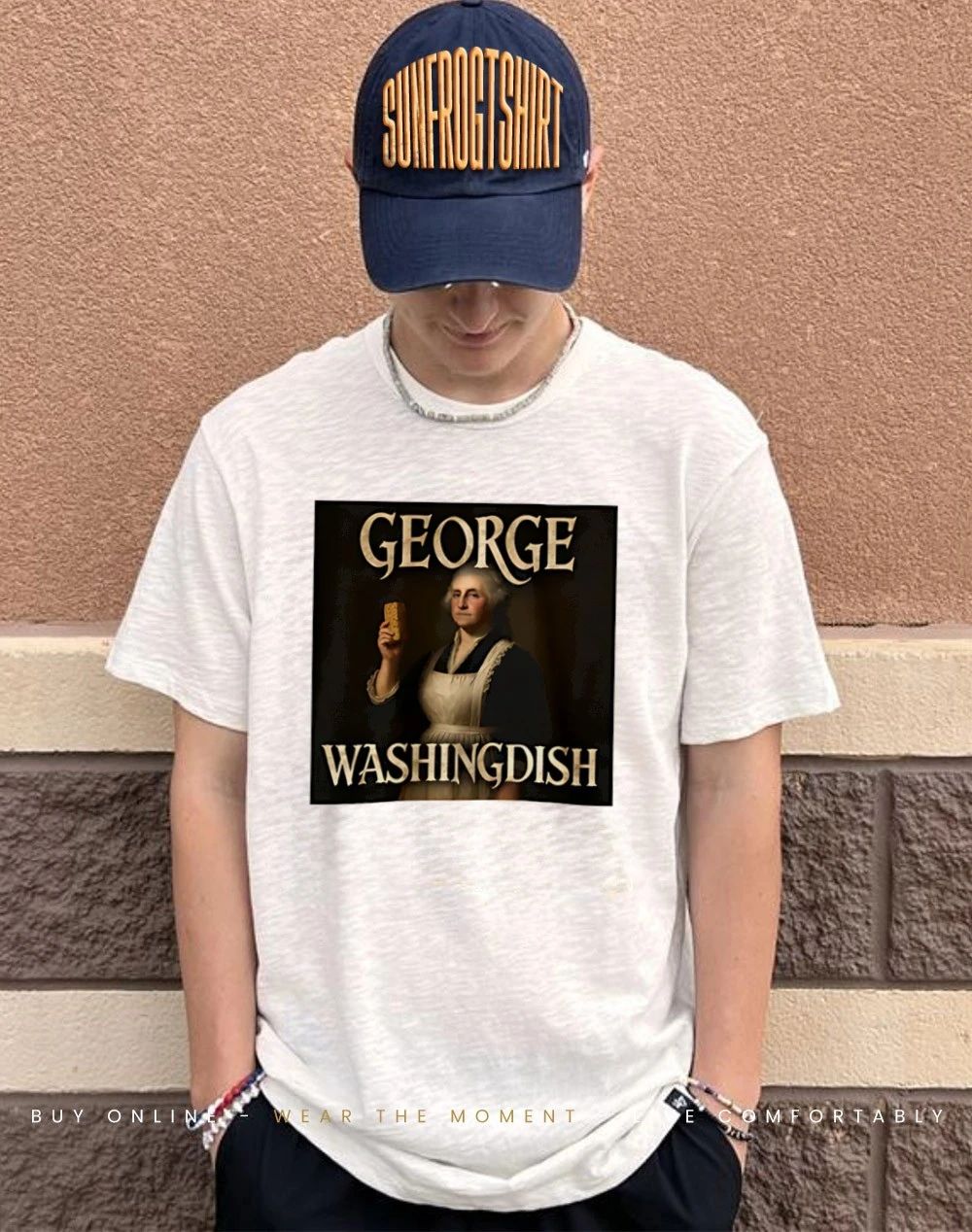 George Washindish George Washington funny shirt