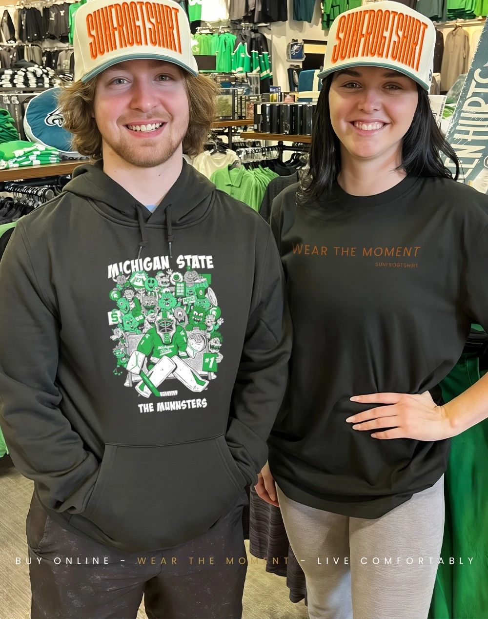 Michigan State Spartans 2026 The Munnsters cartoon shirt