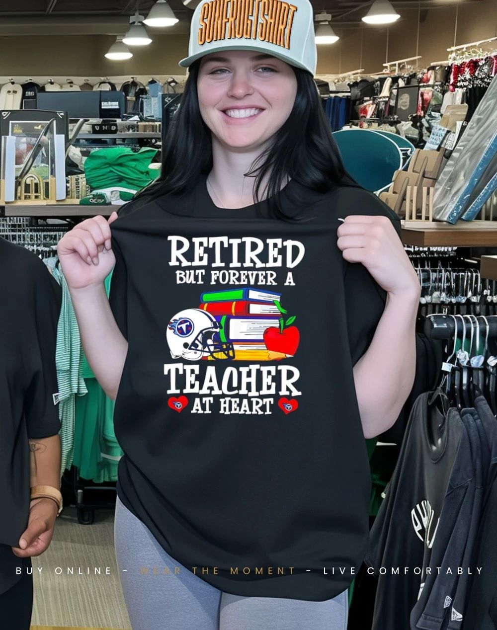 Tennessee Titans Retired But Forever a Teacher At Heart shirt