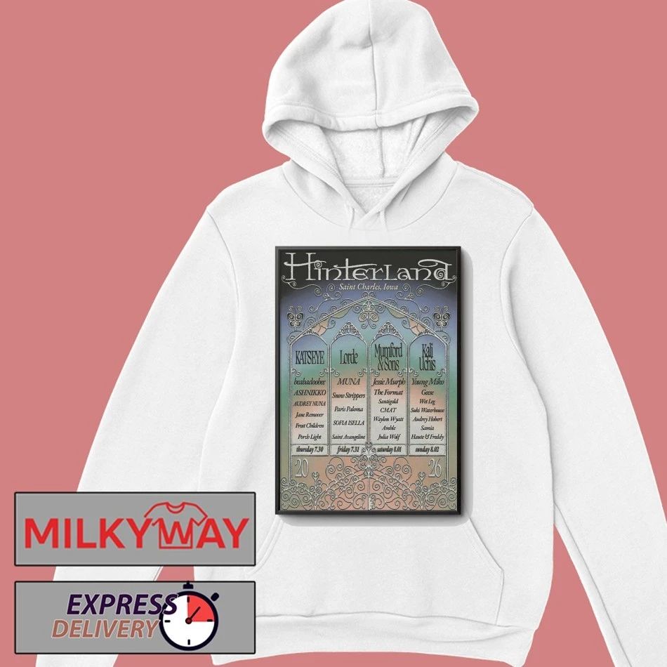 Hinterland St. Charles Iowa Jul 30-Aug 2 2026 Poster shirt