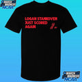 Logan Stankoven Just Scored Again Shirt