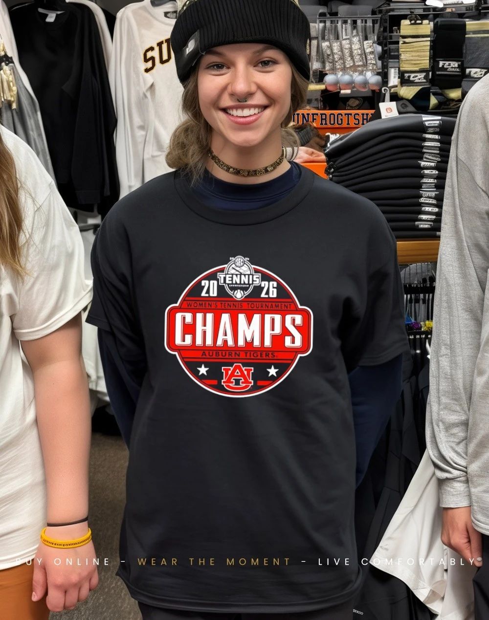 Auburn Tigers 2026 SEC Women’s Tennis Tournament Champions Locker Room shirt