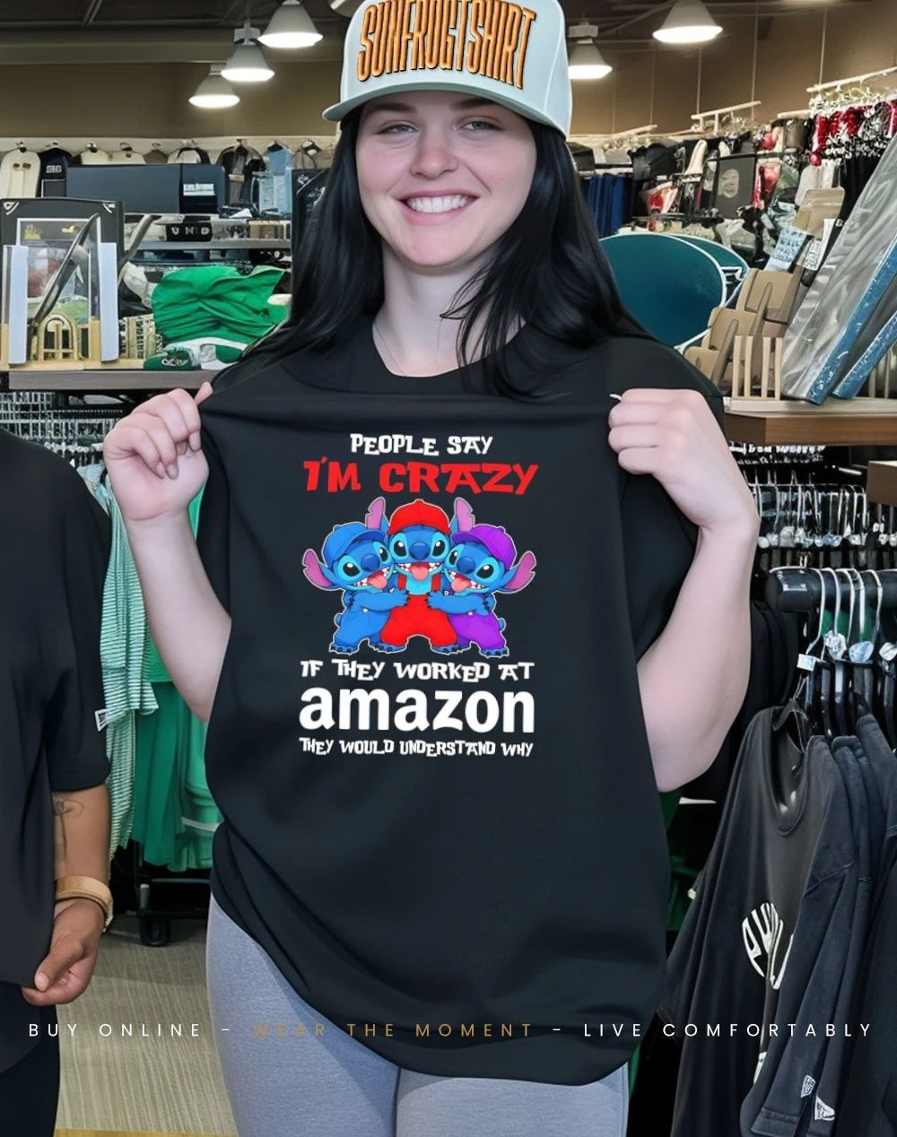 Bluey people say I’m not crazy I work at Amazon they would understand why shirt