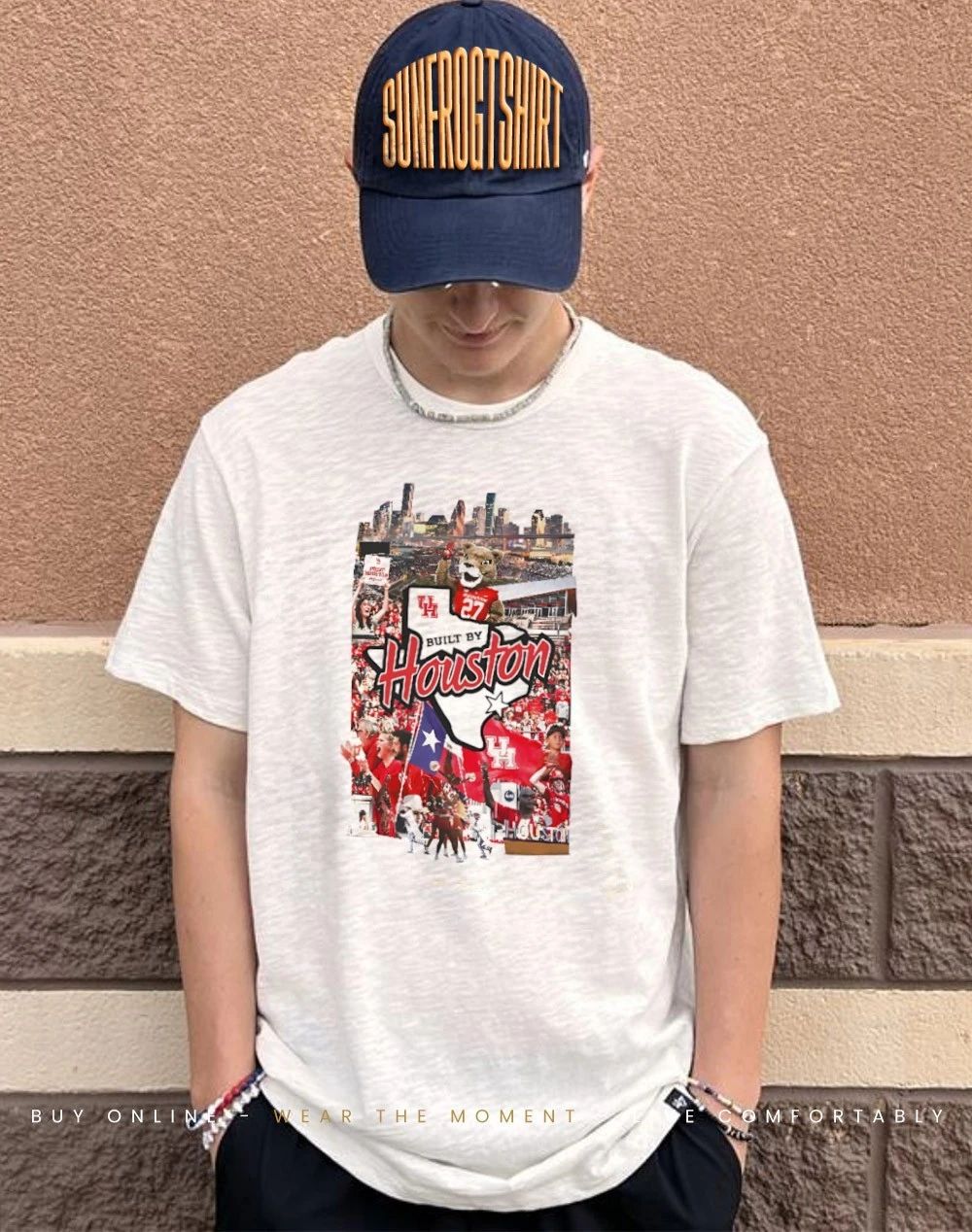 Houston Cougars Basketball Built By Houston shirt