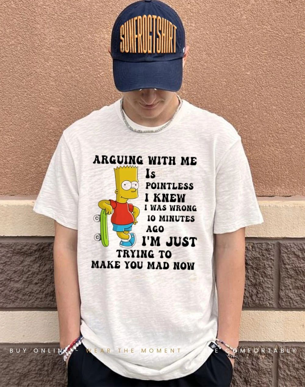 Simpsons Arguing with me is pointless I knew I’m just trying to make you mad now shirt
