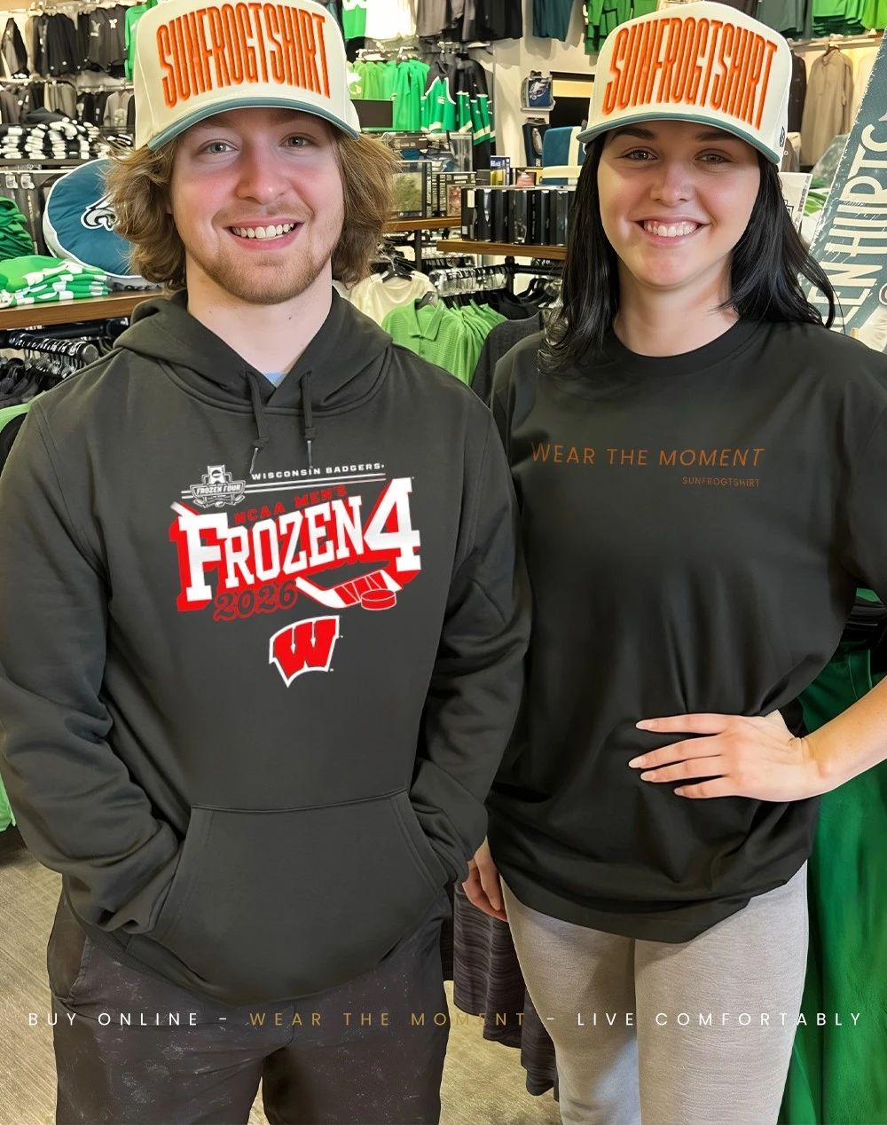 Wisconsin Badgers Men’s Hockey 2026 NCAA Frozen Four Vegas shirt