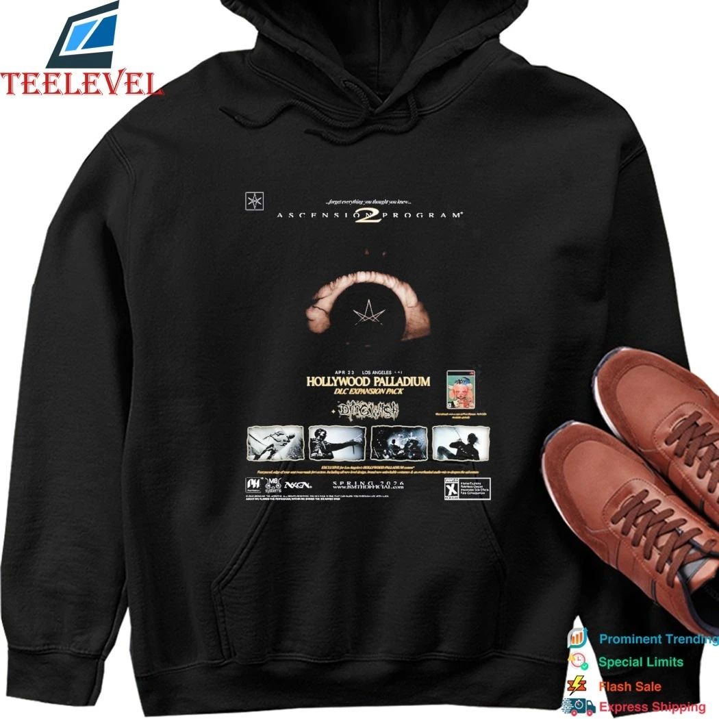 Bring Me The Horizon Los Angeles CA At Hollywood Palladium On April 23 2026 Ascension Program 2 Tour Shirts