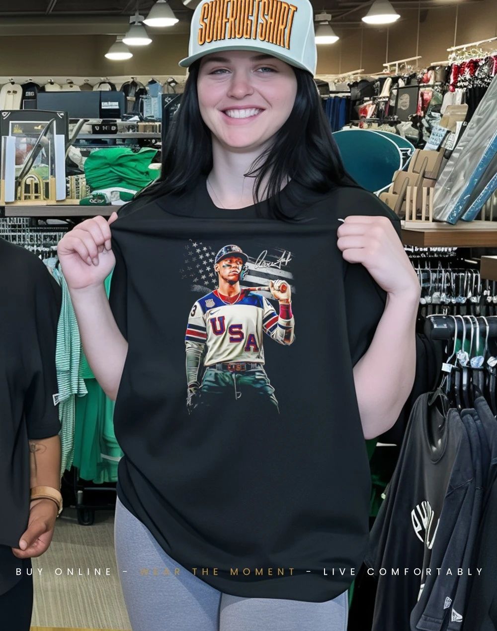 Aaron Judge USA Baseball team signature graphic ’26 shirt