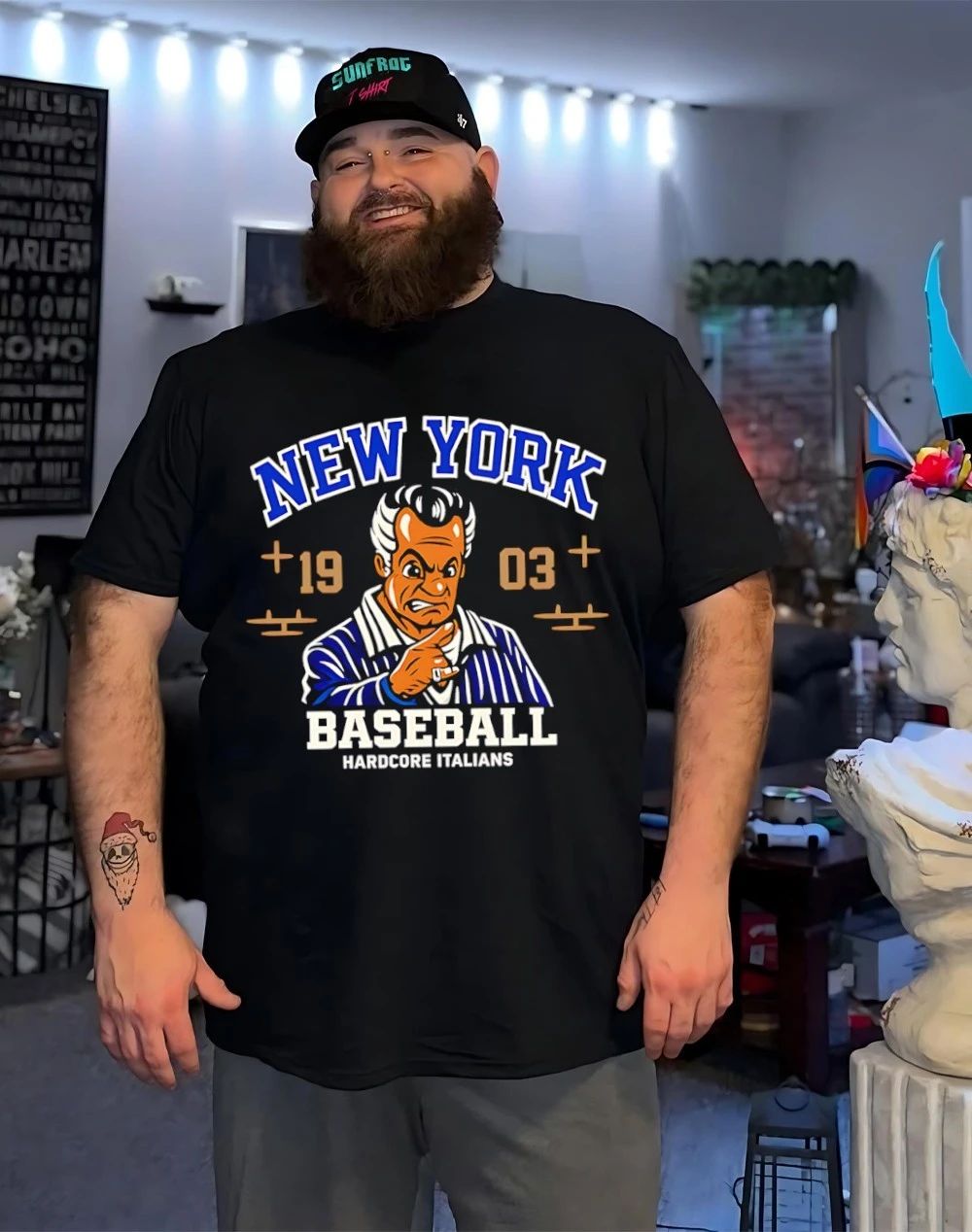 New York Baseball Hardcore Italians shirt