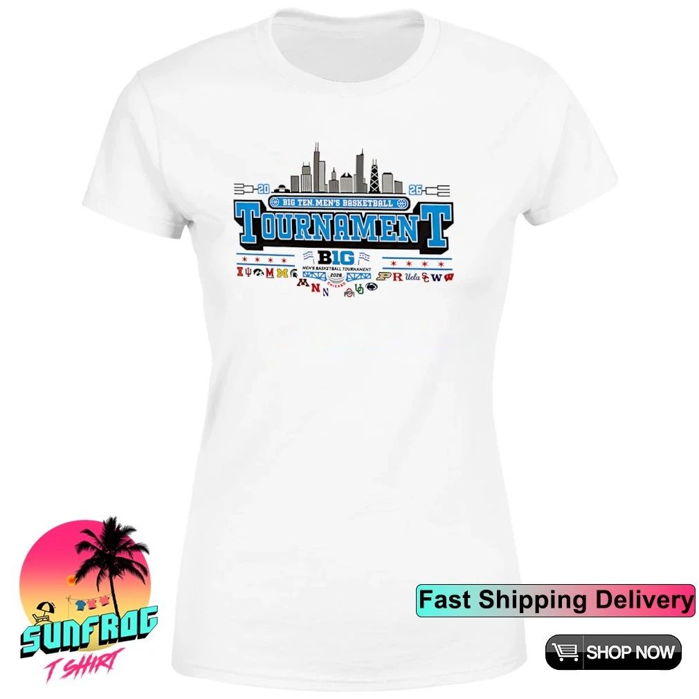 Big Ten 2026 Big Ten Men’s Basketball Tournament Skyline shirt
