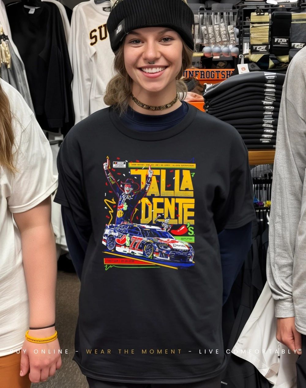 Carson Hocevar First Win Dega 2026 signature shirt