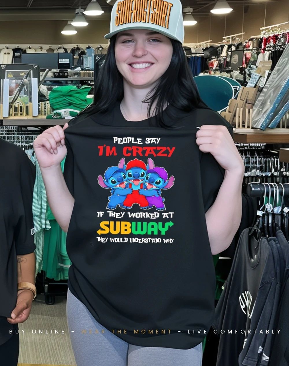 Bluey people say I’m not crazy I work at Subway they would understand why shirt