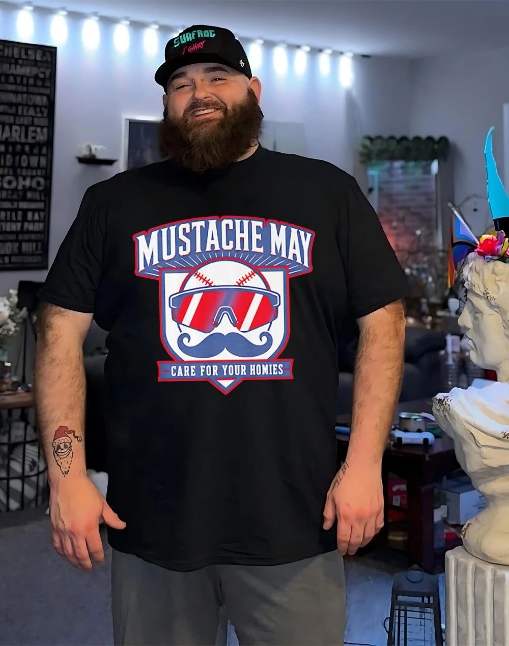 Mike Yastrzemski Atlanta Braves Mustache May 2026 Care for your homies shirt