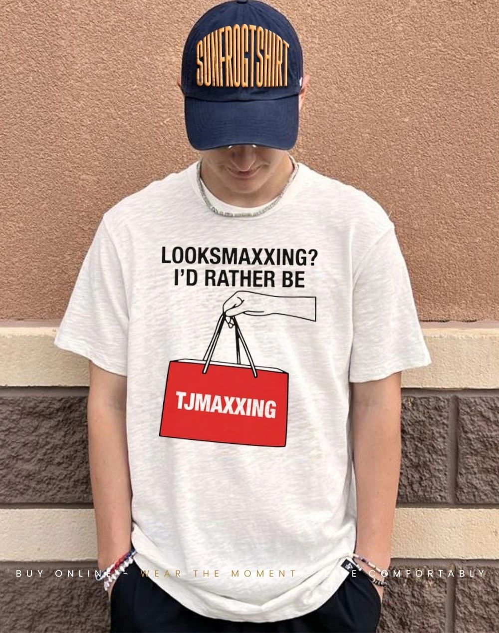 Looksmaxxing I’d Rather Be Store Maxxing shirt