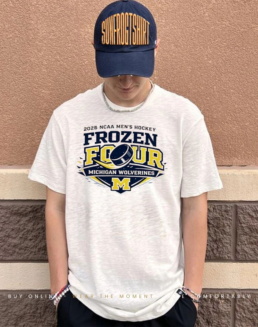 Michigan Wolverines ’26 Men’s Ice Hockey Frozen Four Bound shirt