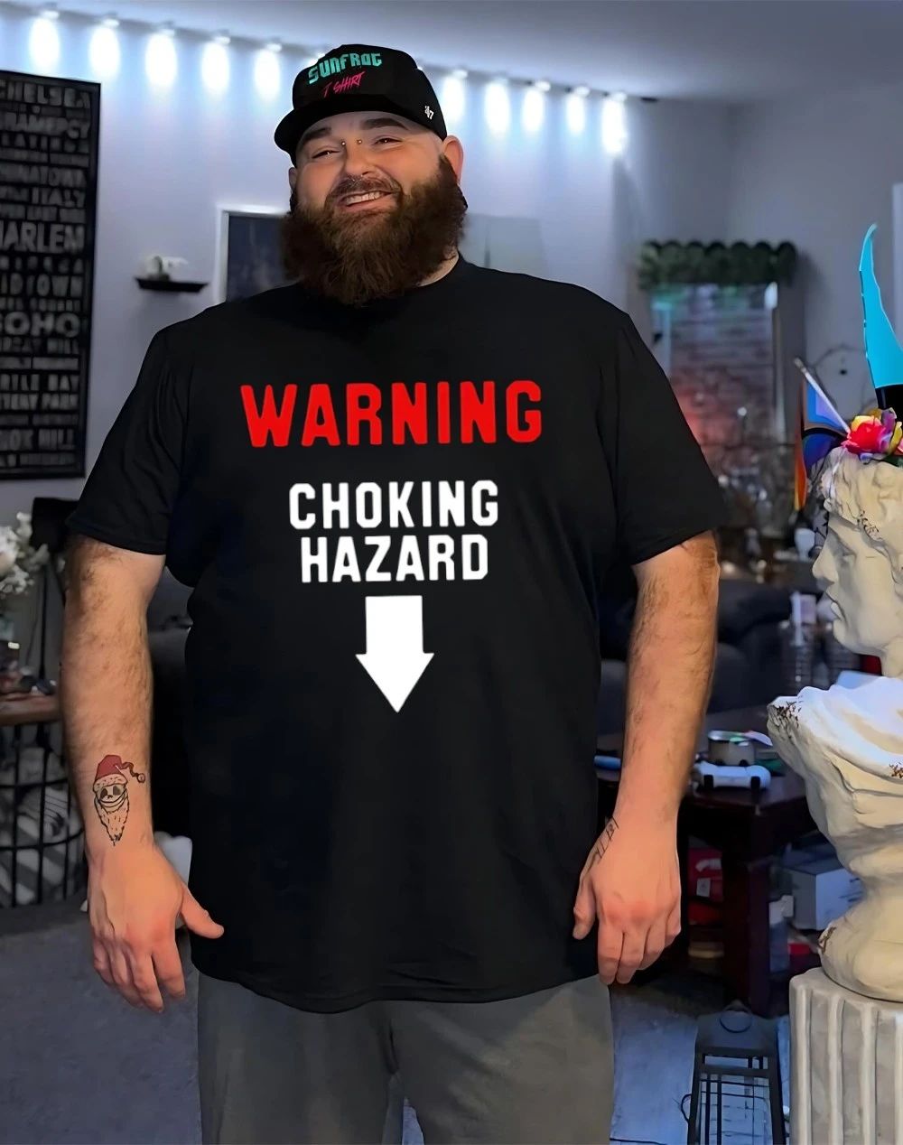 Warning choking hazard classic shirt