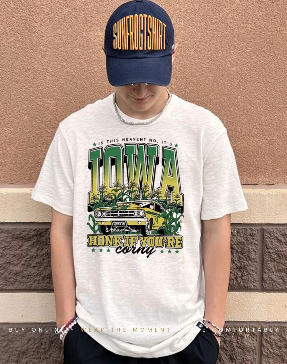 Is this heaven no it’s Iowa honk if you’re corny shirt