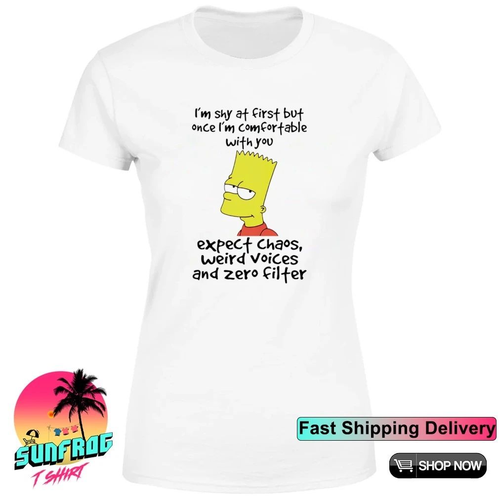Simpsons I’m shy at first but once I’m comfortable with you shirt